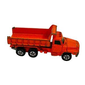 Vintage Tomica #16 Nissan Diesel Diecast 1/102 Construction Dump Truck Orange Re